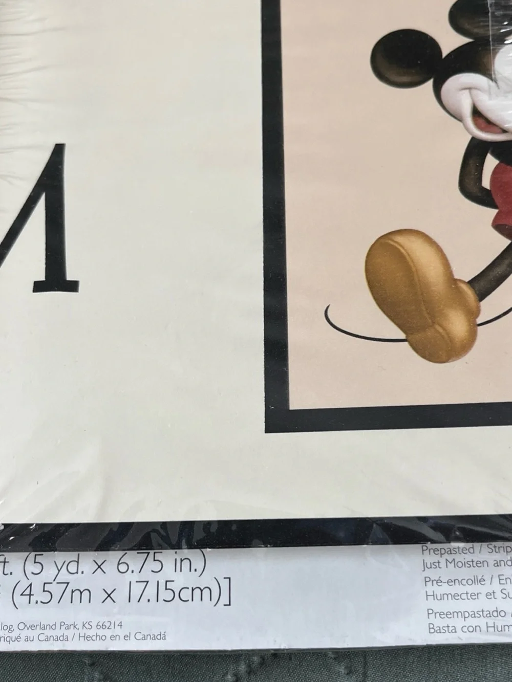 Wallpaper Border 2 NOS Catalog Classic Mickey Mouse Pre-Pasted  Border